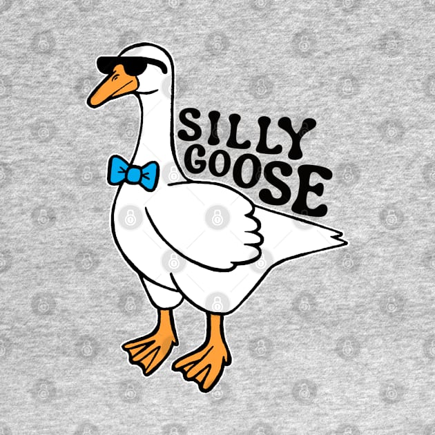 Silly Goose Wearing Sunglasses by Downtown Rose